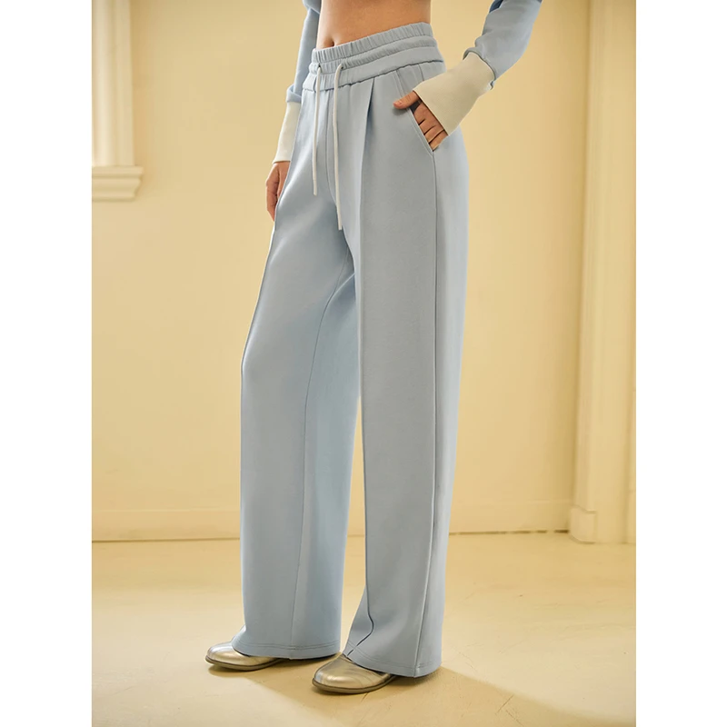 「PINPINPLUS」新款高腰百搭休闲直筒裤8A86351XLP