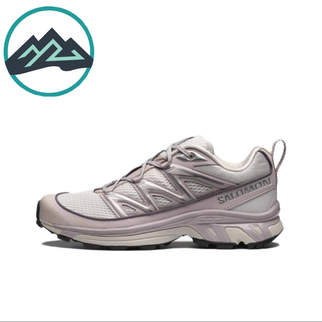 Salomon萨洛蒙 XT-6 EXPANSE舒适百搭防滑耐磨 低帮跑步鞋 白粉色