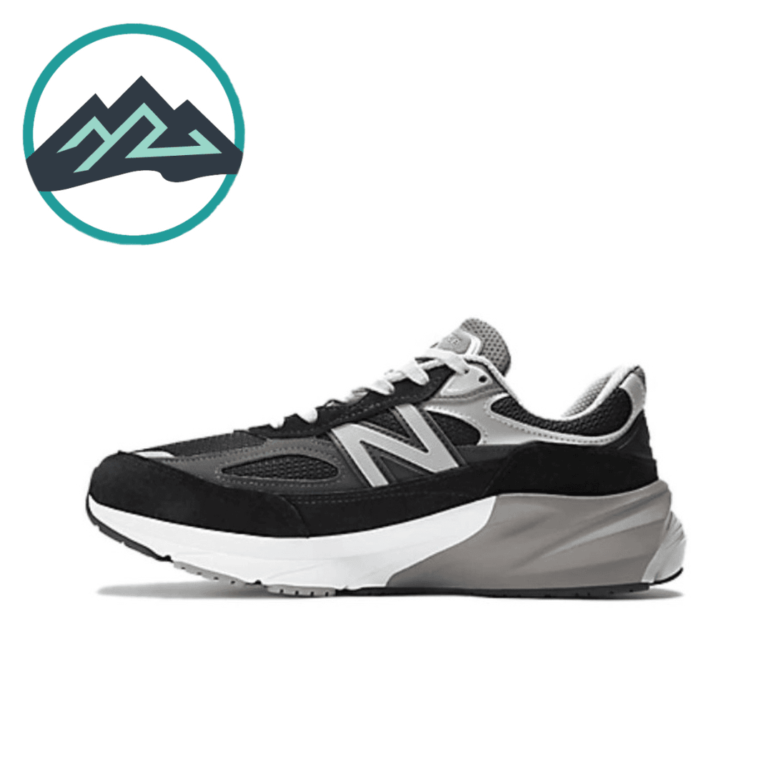 New Balance NB 990 V6潮流复古减震防滑 低帮跑步鞋男款 黑灰色