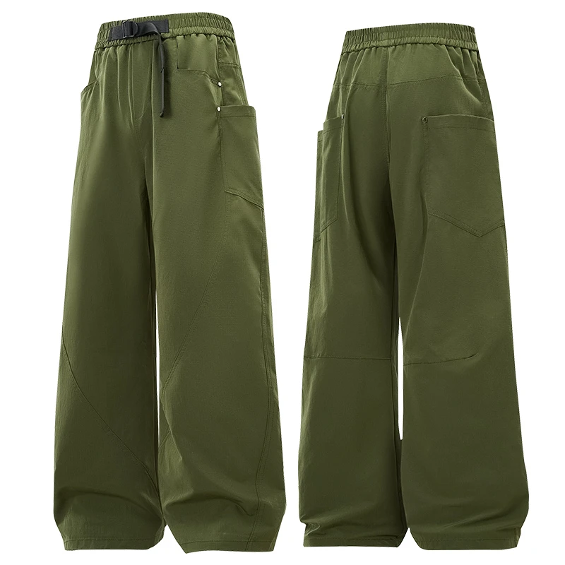 jiaoxiake/蕉下客秋季休闲裤户外军旅风运动裤宽松情侣装直筒长裤