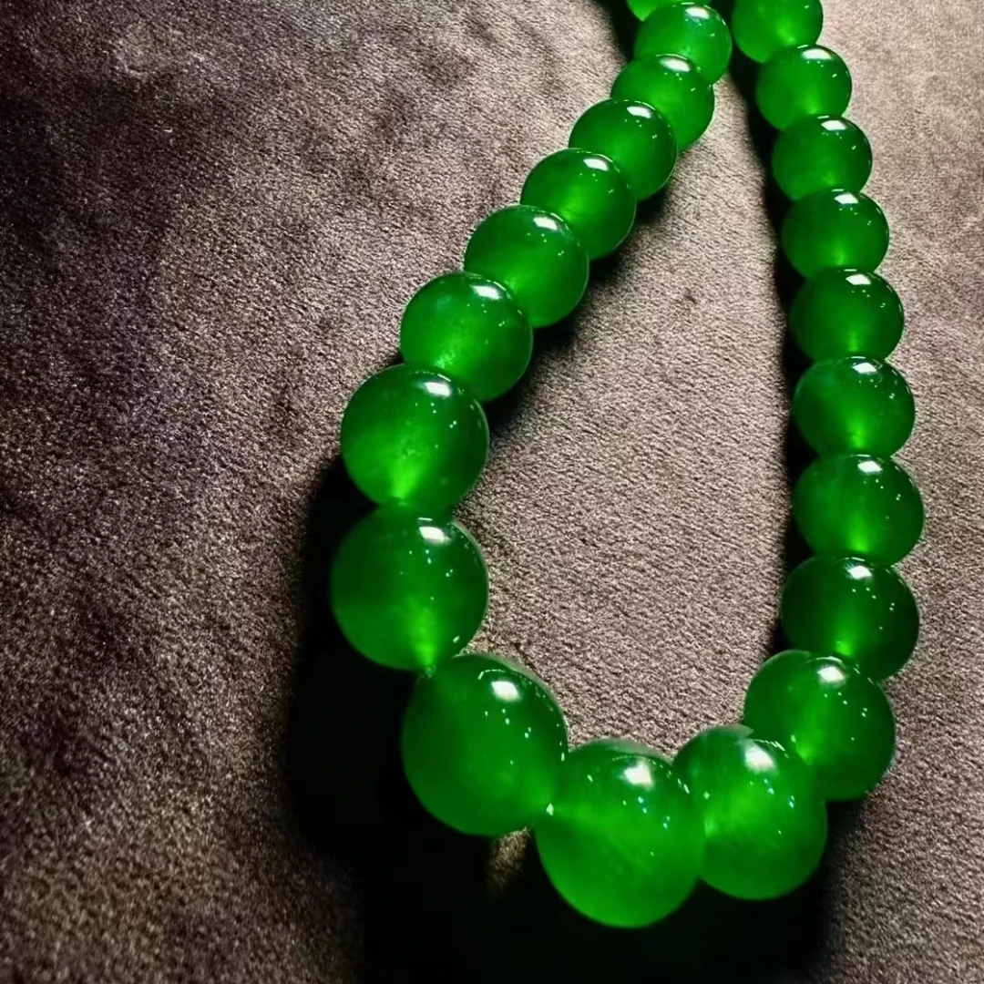 非金属仿水晶吊坠 气质时尚绿色满绿女款精美吊坠手镯珠子项链