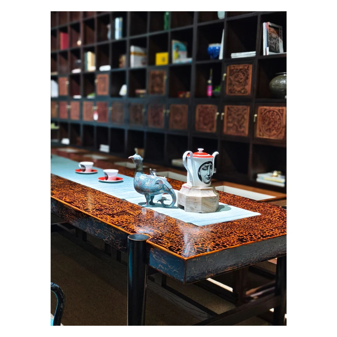 出口系列大漆做旧分体桌