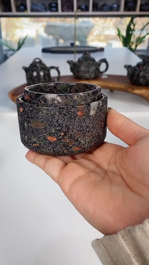 【闪购商品】瓷安山玉杯13/80cc/120cc