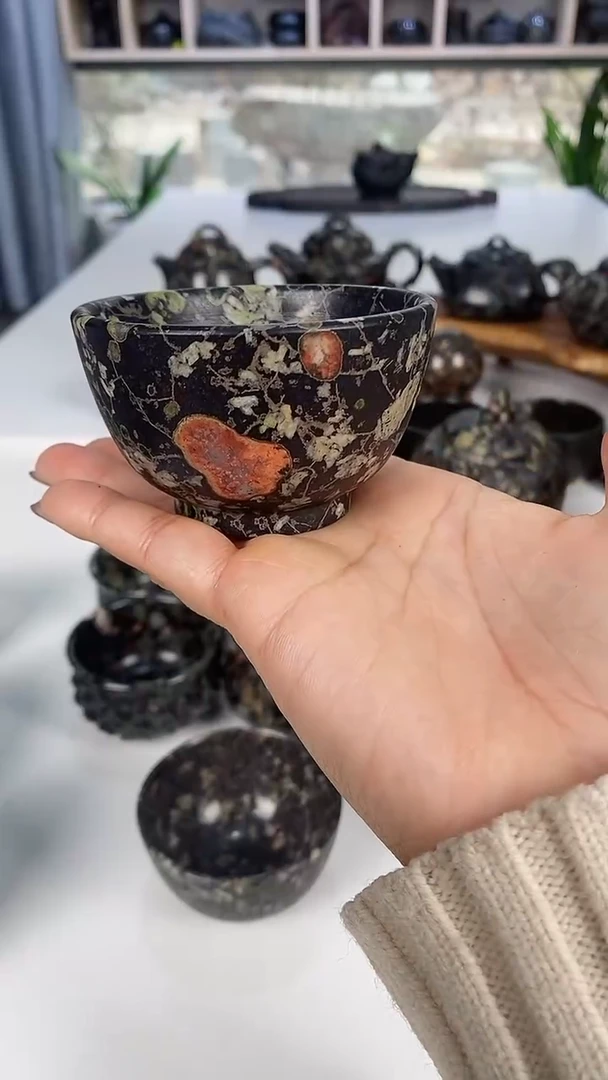 【闪购商品】瓷安山玉杯11/80cc