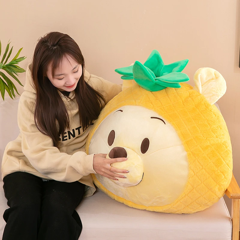 菠萝维尼公仔噗噗大号抱枕玩偶靠枕女生睡觉圣诞沙发女友生日礼物