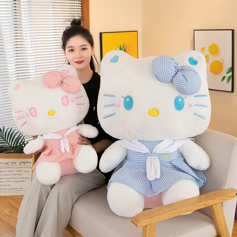 HELLOKITTY猫咪玩偶凯蒂猫毛绒玩具KT公仔娃娃抱枕生日礼物送女生
