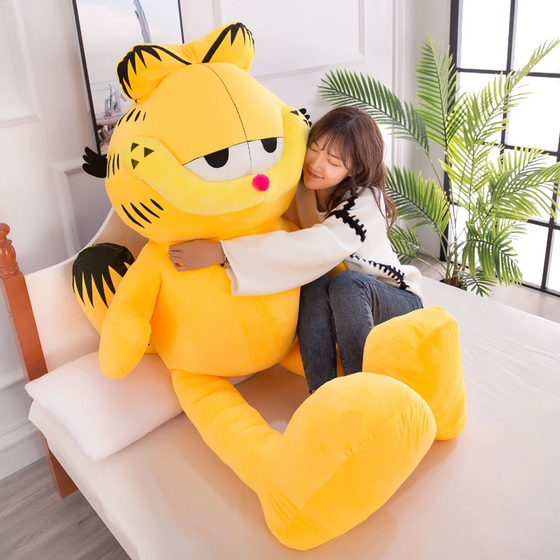 可爱加菲猫公仔毛绒玩具超大号猫咪玩偶布娃娃床上睡觉抱枕生日女