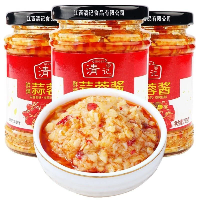 清记鲜辣蒜蓉酱235g