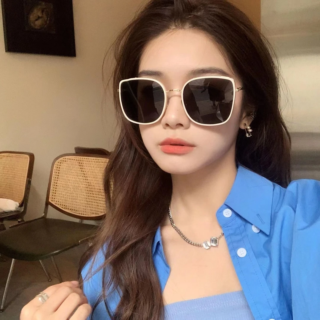 【6397】2023新款大框大脸显瘦墨镜女韩版百搭高级感太阳镜时尚