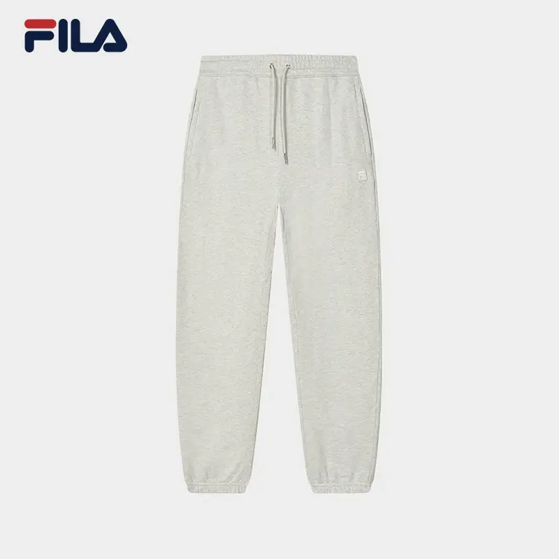 Fila/斐乐男士【米兰设计抓绒长裤】秋冬高端休闲裤F11M345603F