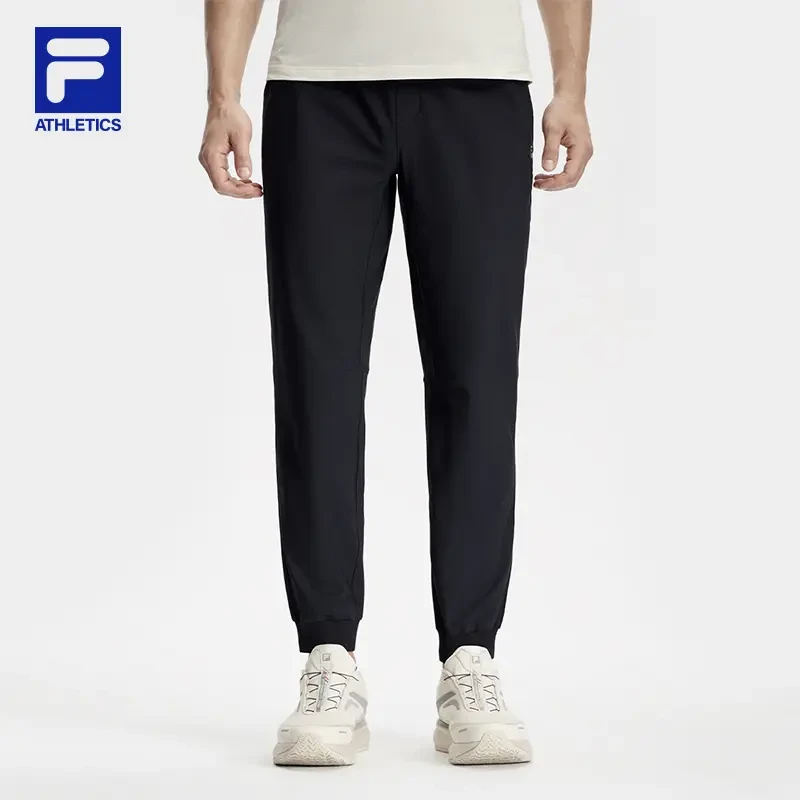 FILA/斐乐男装【裤吧全能束口运动裤】新款春季百搭长裤A11M411612F