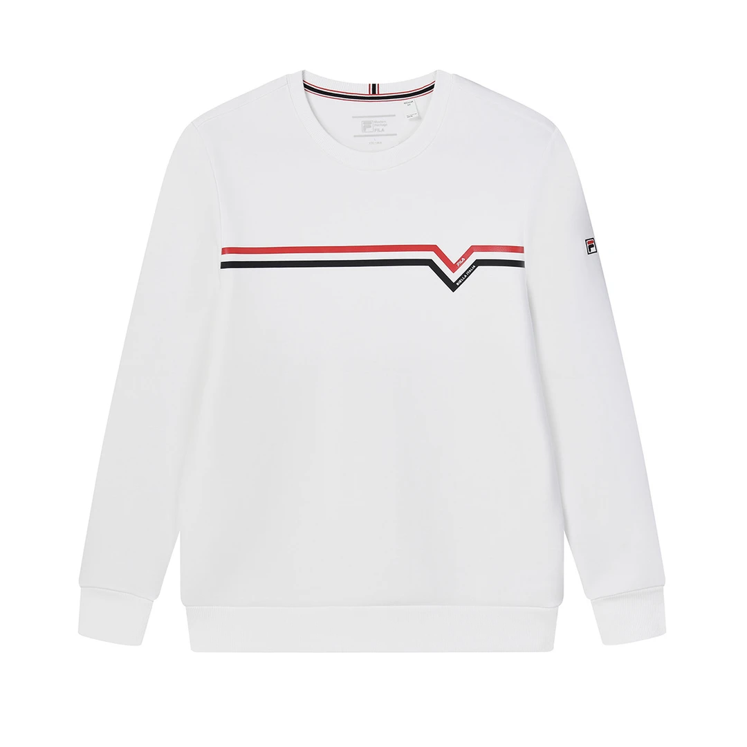 Fila/斐乐男子【商务卫衣】圆领休闲长袖上衣时尚运动F11M241203F