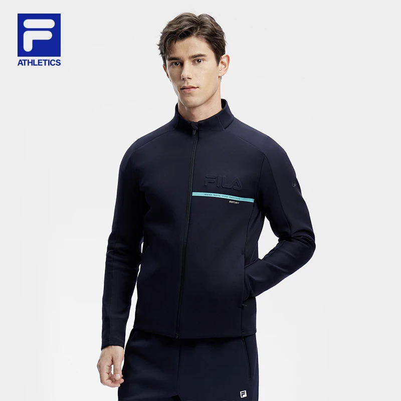 FILA/斐乐男【运动弹力】2024春季新款抗皱专业健身外套A11M411502F