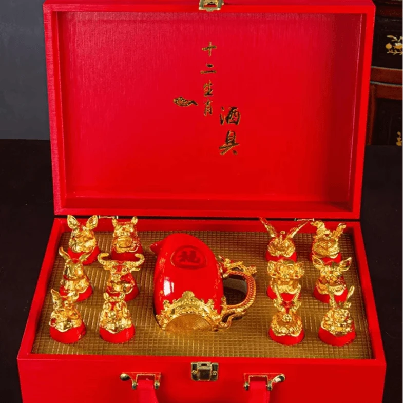 【主播补贴】12生肖酒具套装