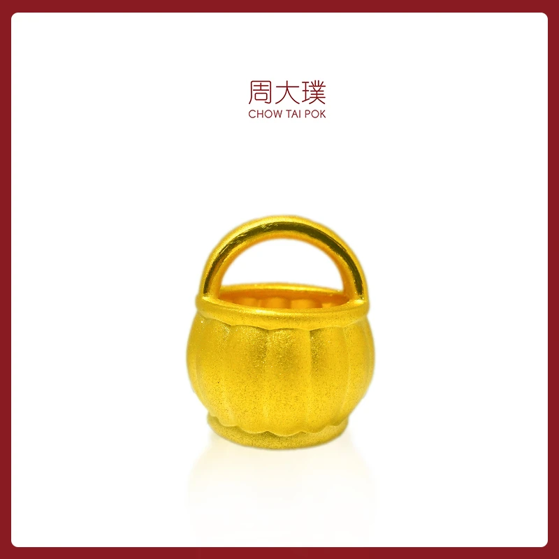 【周大璞黄金】足金999（篮子）纯黄金手工古法摆件收藏摆放