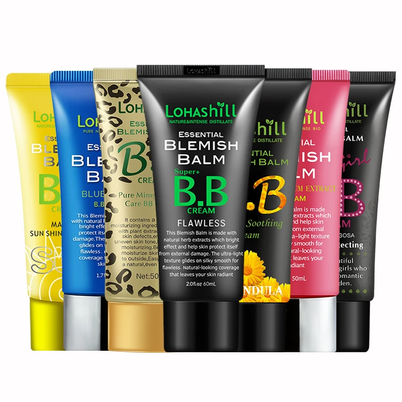 正品露韩饰BB霜遮瑕粉底霜不卡粉不脱妆滋润清透裸妆养肤学生粉底