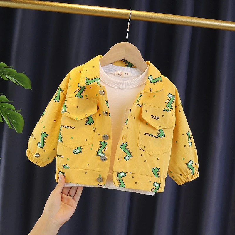 男童外套上衣夹克小童洋气帅气儿童春秋春季男童春装宝宝春季外套