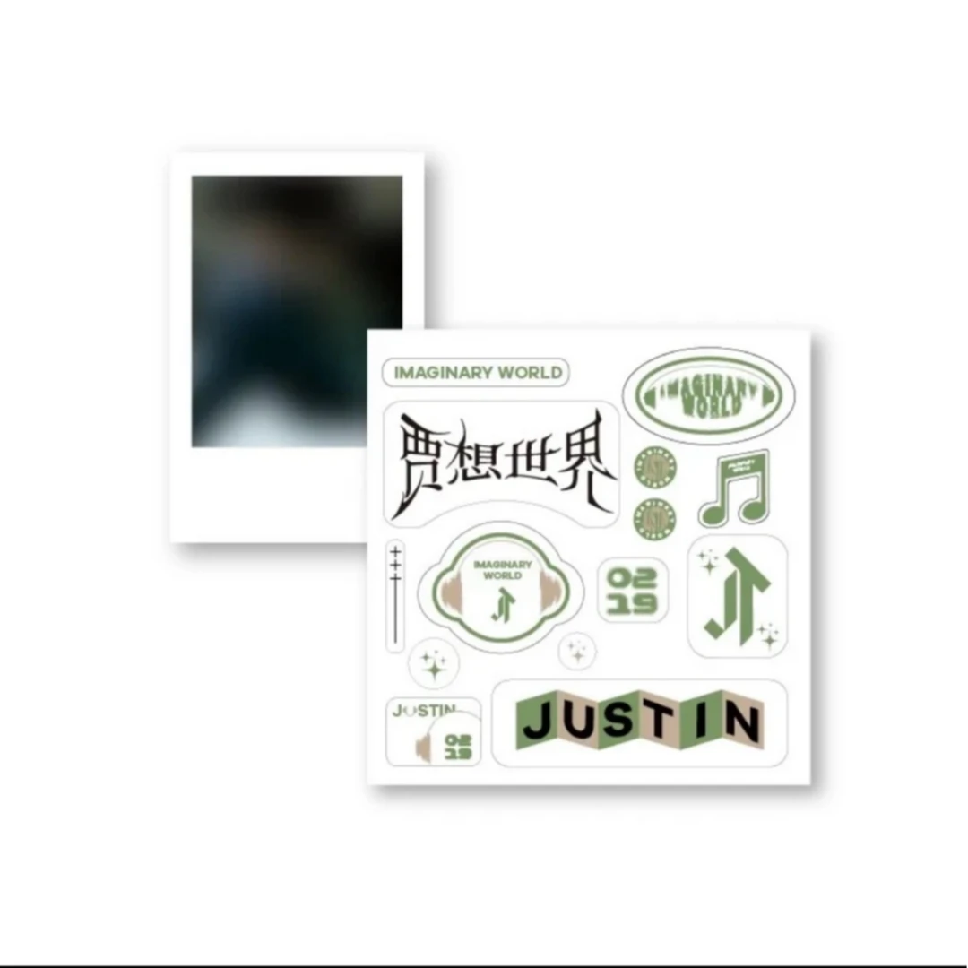 黄明昊“贾想世界”演唱会限定拍立得贴纸set