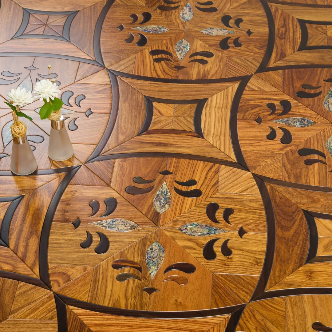 茗利异形拼花系列设计实木地板