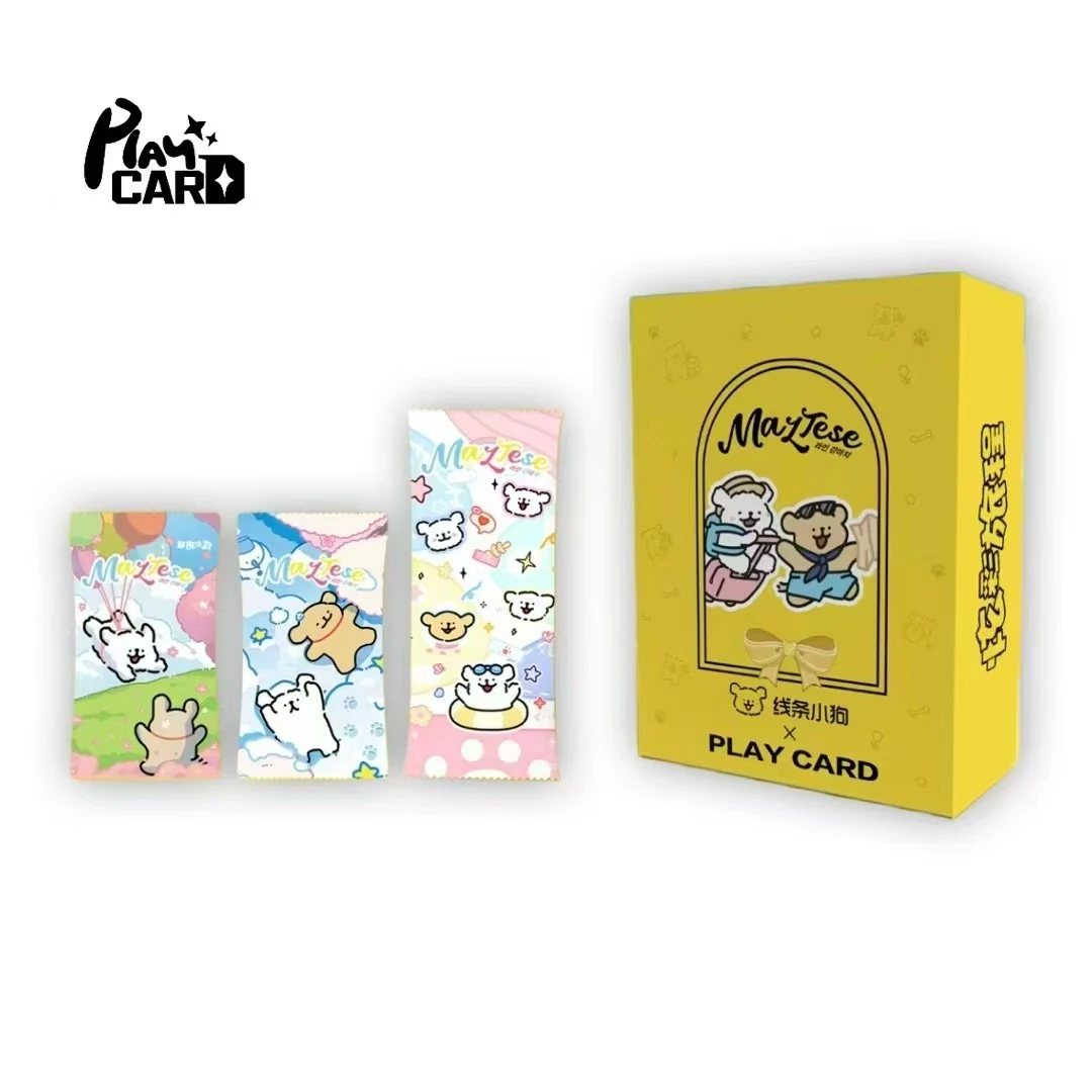 （对对碰）PoKo playCard 线条小狗—炫彩旅程   收藏卡牌 盲盒代拆