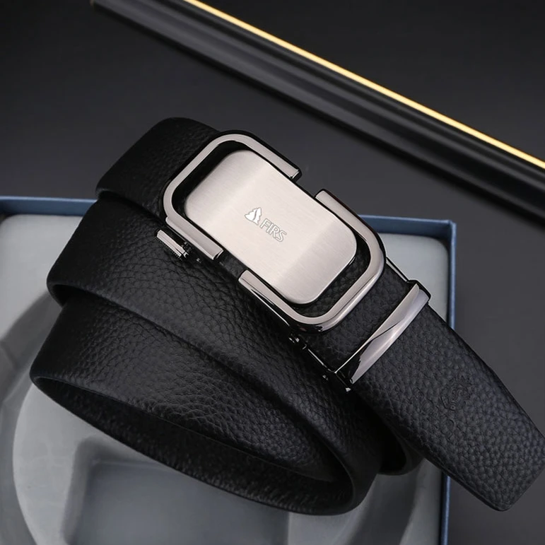 FIRS/杉杉双扣男士腰带轻奢时尚简约大气高档有质感SSDF8801-23B