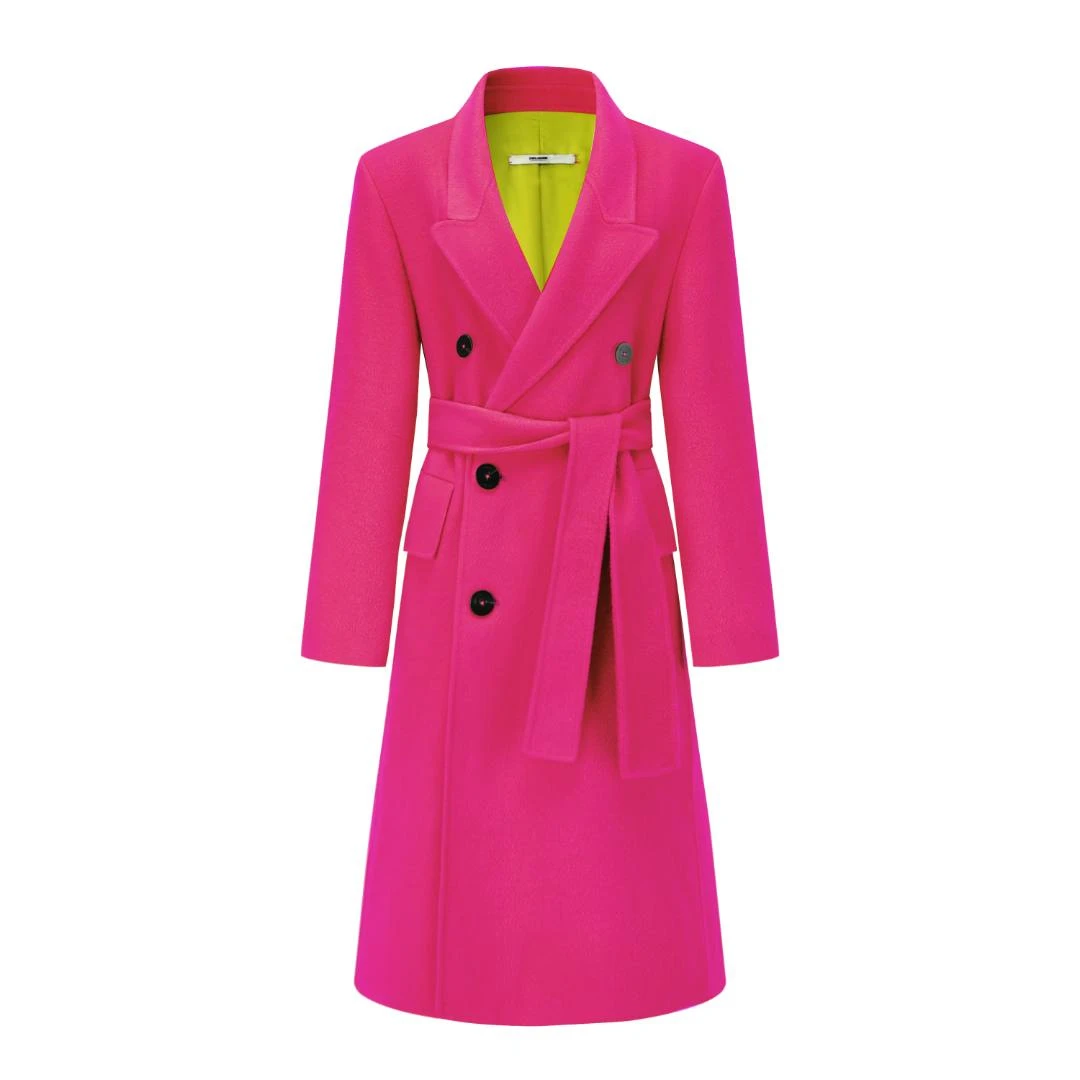 张千万xELVIS.CHEUNG双面呢羊毛 西装式外套