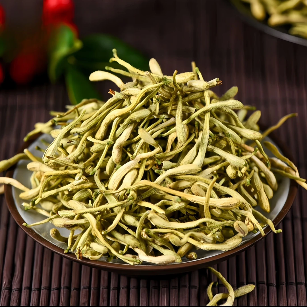 金银花茶可搭配菊花枸杞决明子蒲公英花草茶40g/罐清凉春季新鲜