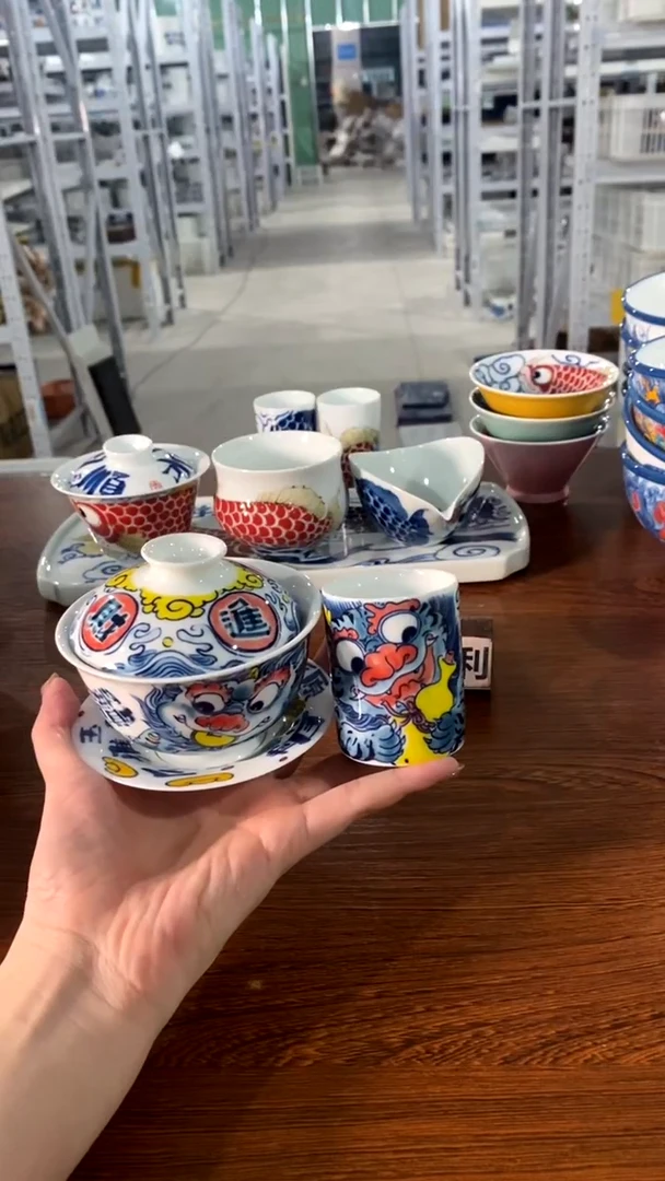 【闪购商品】昨明（微瑕福利价 ）线香盘 盖碗 扳指杯