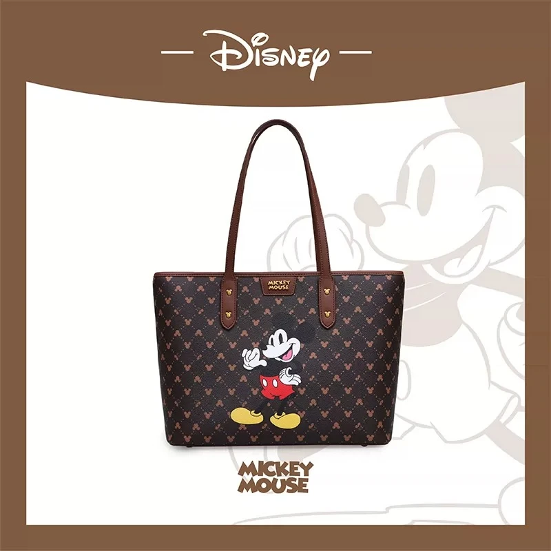 Disney/迪士尼米奇老花购物袋单肩休闲托特包