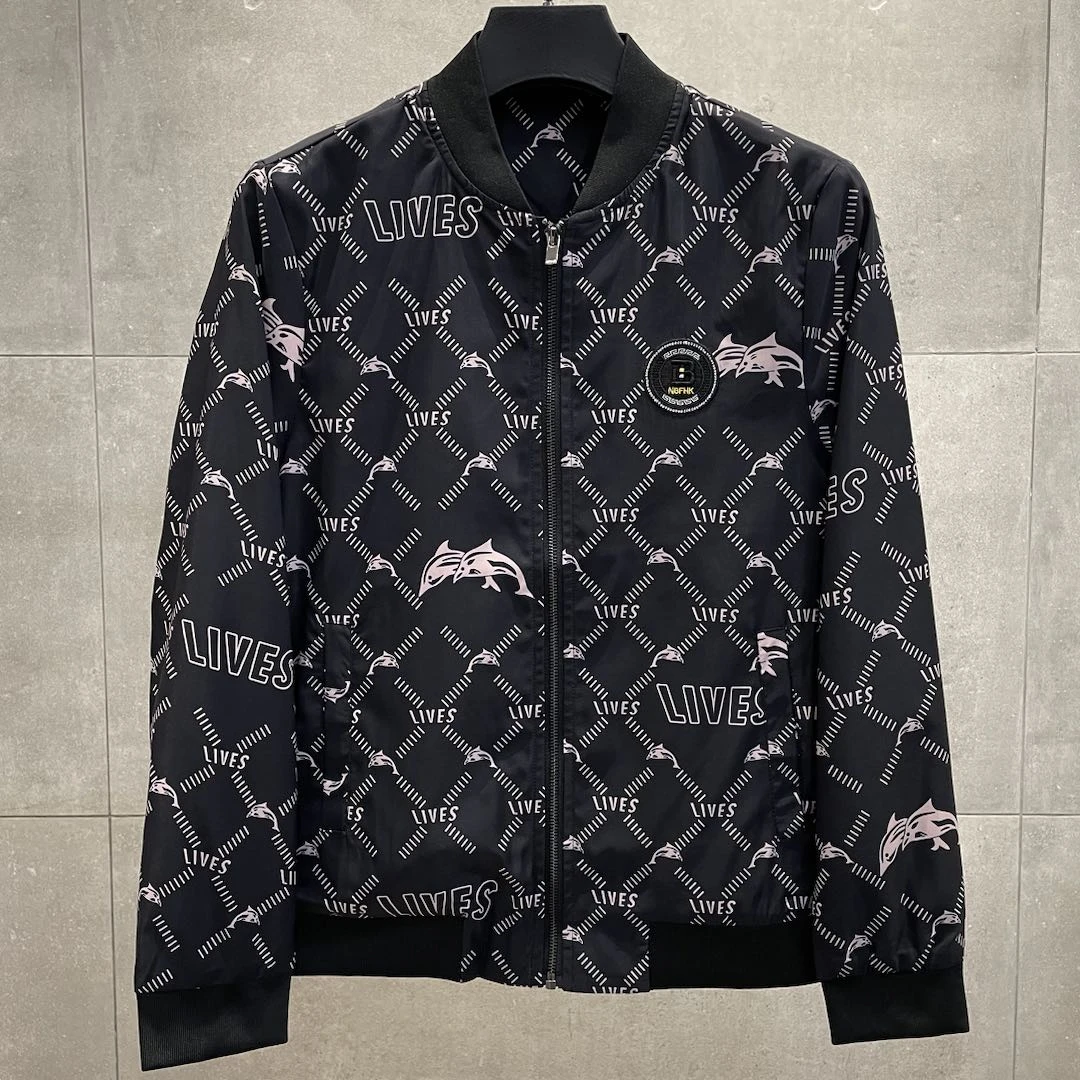 【源呈欧品】广州秋季男百搭高品质时尚外套夹克F-7539