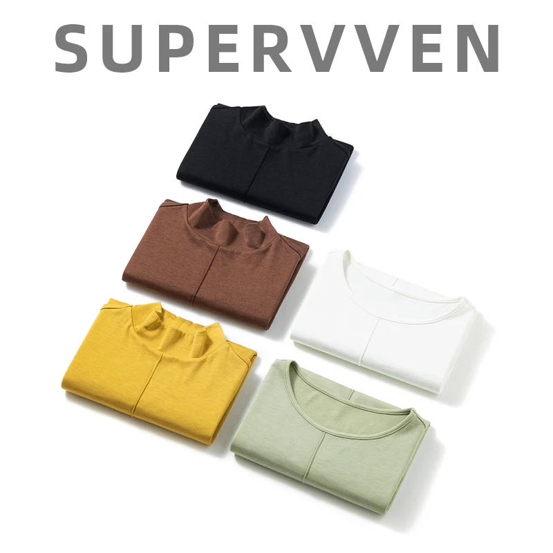 超级文 翩若惊鸿亲肤显瘦桑蚕丝热能抗菌肌底衣打底衫女微胖大码