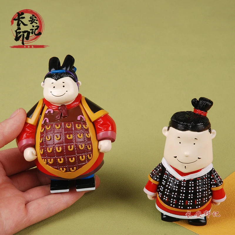 西安旅游纪念品西安文创兵马俑摆件秦大大秦胖胖特色工艺品伴手礼