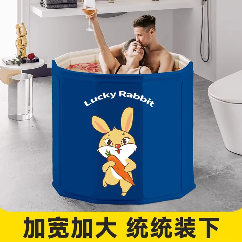 家用款免安装浴桶折叠泡澡桶成人加厚洗澡桶浴盆宝宝泡澡折叠浴桶