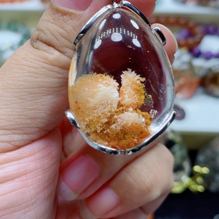 紫晶颈饰银S925镶嵌水晶