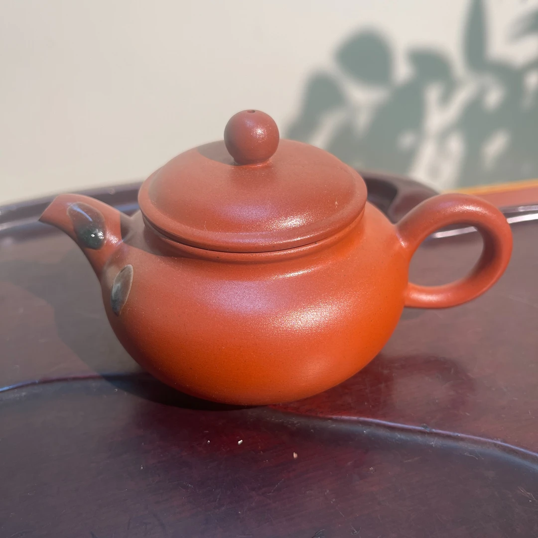 潮州手拉壶泥壶油汗壶小容量壶复古红泥全手工泡茶壶平水壶紫陶