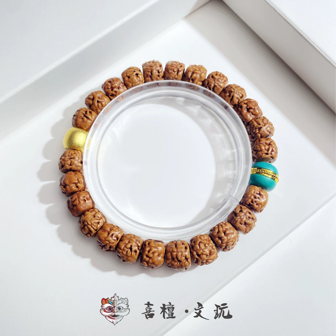 喜檀文玩藏切佛手10*8+科技配饰-832-