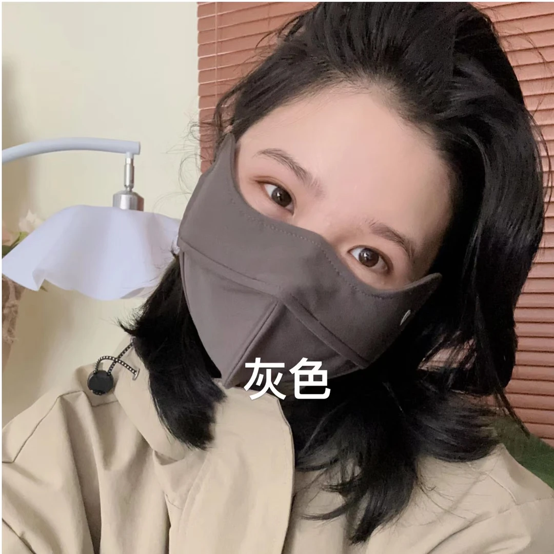 【森林推荐】太空舱5D立体加大冬季加绒口罩时尚秋冬可调解护脸防风