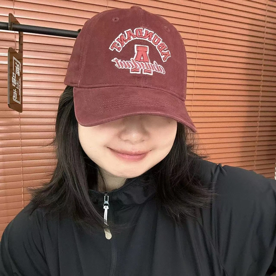 【森林推荐】A字母立体刺绣美式复古棒球帽四季款运动休闲时尚百搭