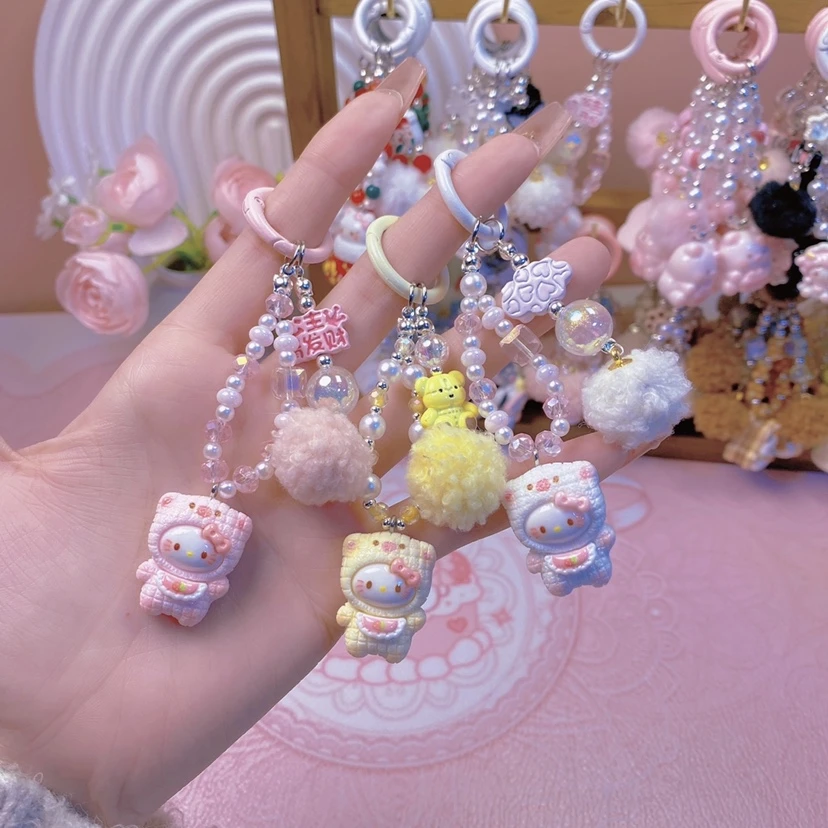 【扣号链接】重工手工DIY定制手机链钥匙扣包挂