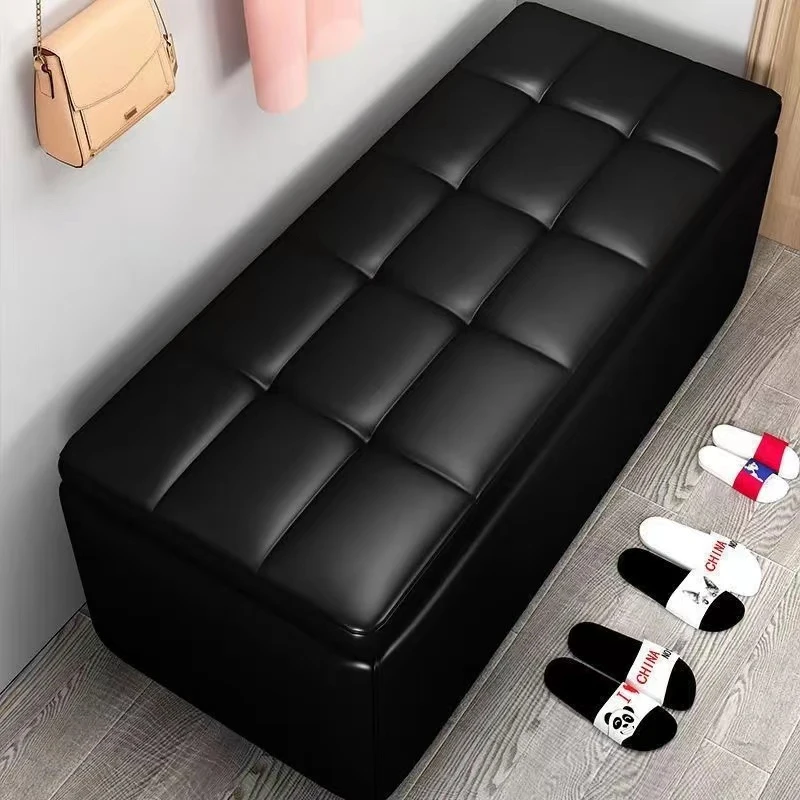 服装店试衣间长条沙发凳储物收纳凳长方形换鞋凳家门口可坐成人