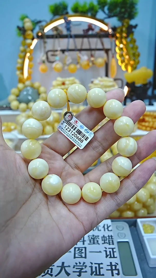 【闪购商品】蜜蜡手链未镶嵌*******14*******