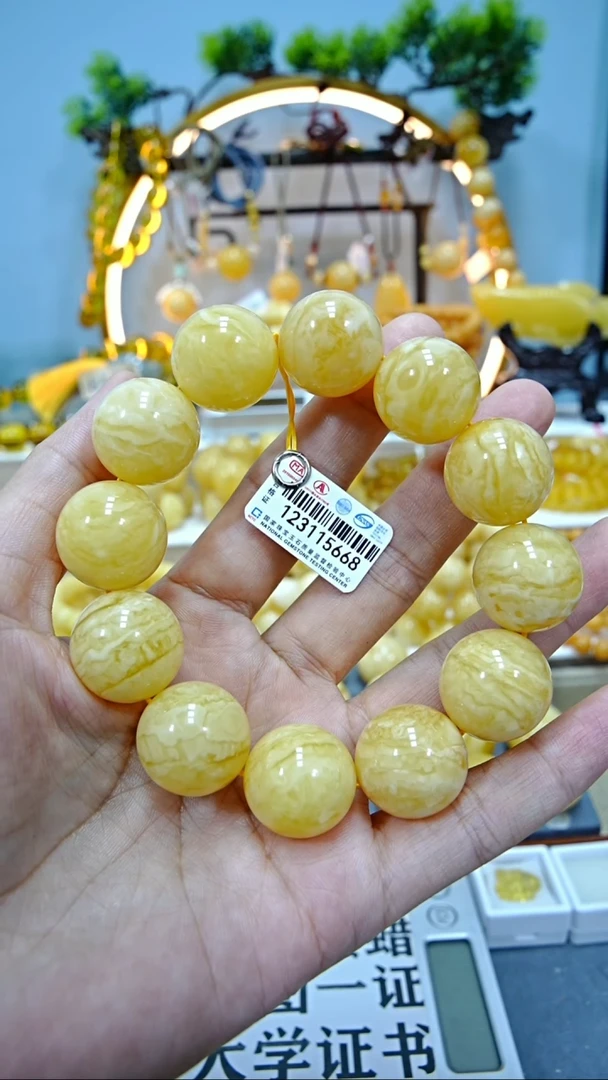 【闪购商品】蜜蜡手链未镶嵌**********19