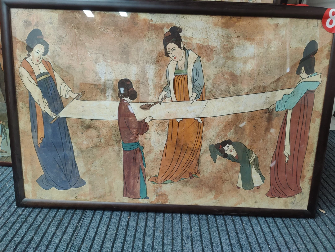 墙皮画尺寸115×75厘米