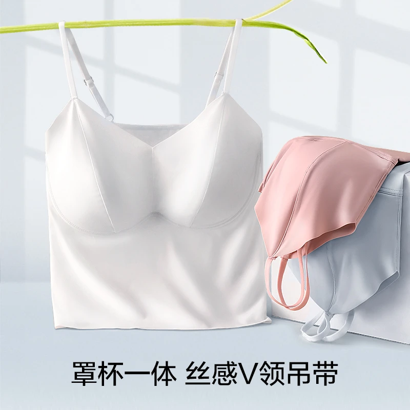 米度丽孕妇装春夏薄款固定杯无钢圈防走光舒适无恒背心CN90345