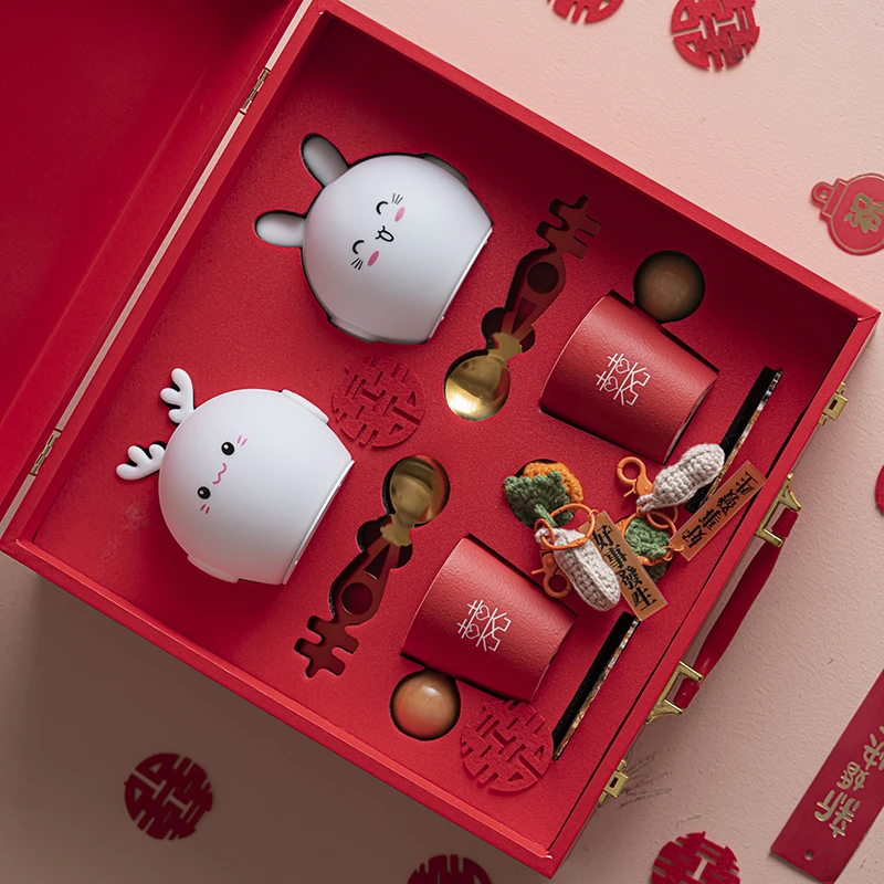 结婚礼物送新人闺蜜高档情侣杯送姐姐订婚礼品长明灯创意伴手礼