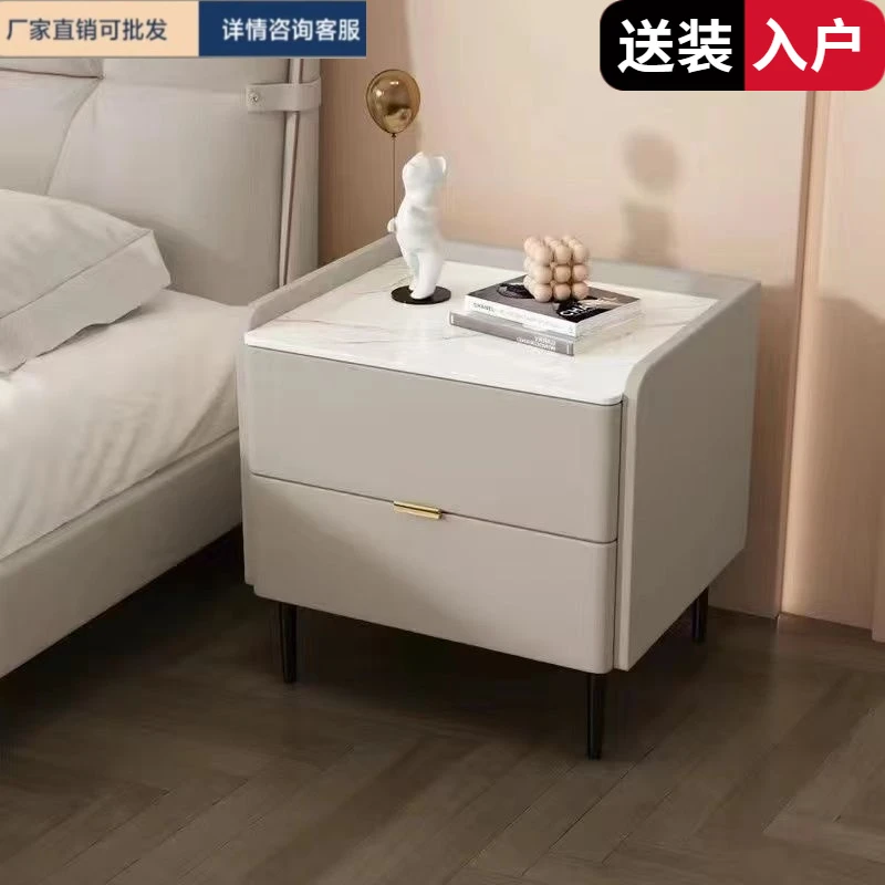 【双11特惠】广东家具佛山家具新款全实木床头柜卧室家用现代简约