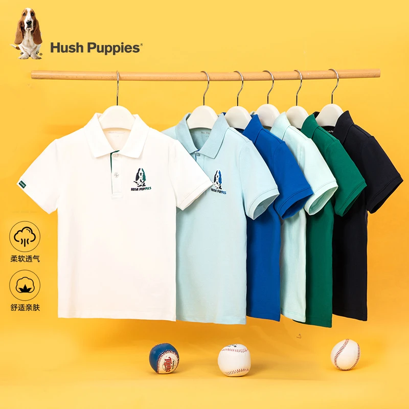 【POLO短袖】暇步士童装儿童夏季新款舒适翻领吸汗运动时尚POLO衫