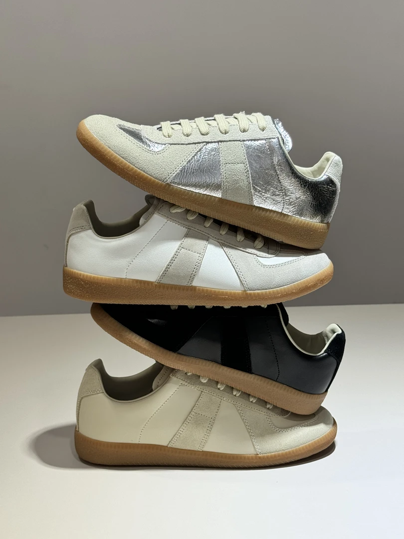 经典复古德训鞋女小白鞋百搭系带真皮平底板鞋情侣休闲鞋