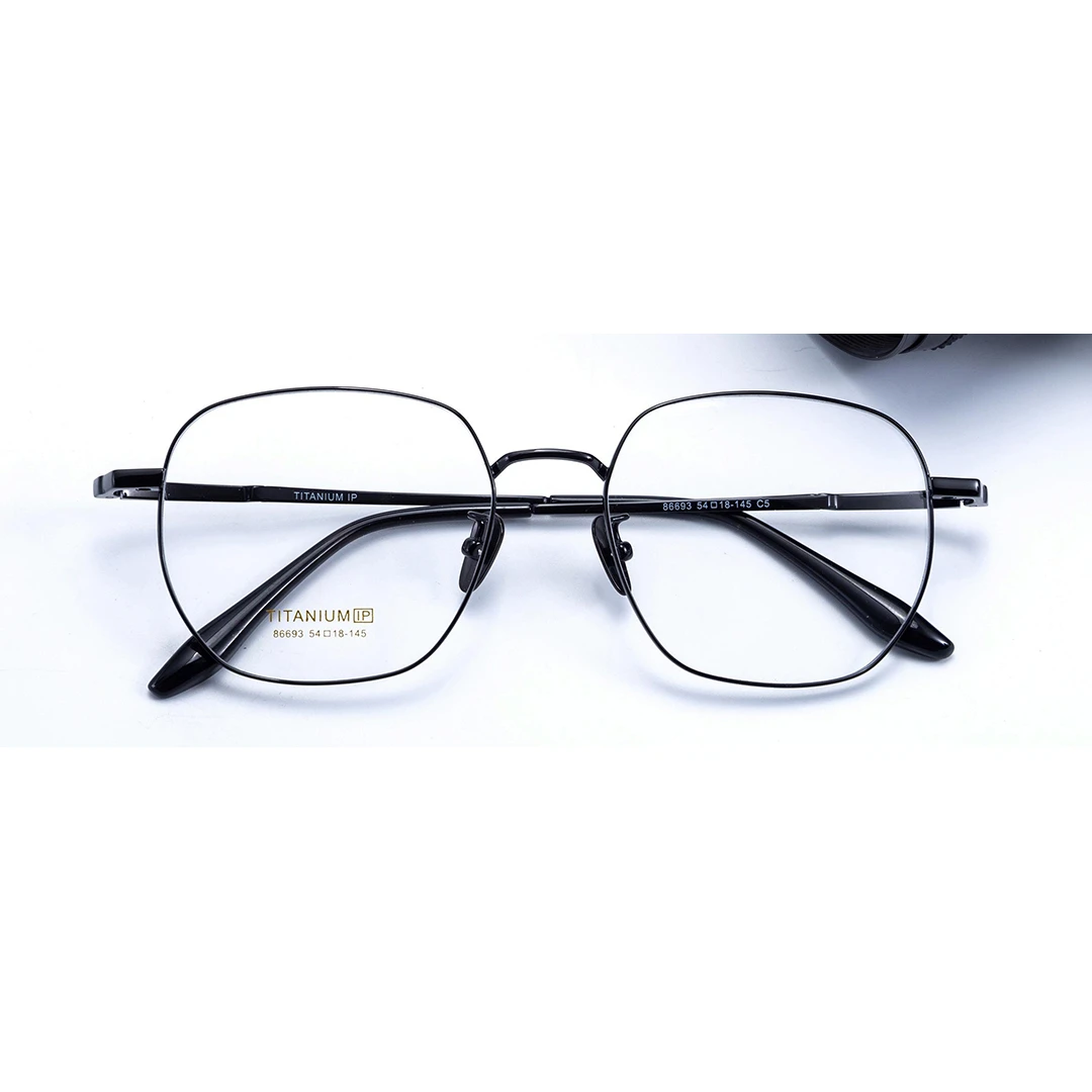 【纯钛工厂】时尚复古潮流纯钛镜架新款86693【源头工厂】原产地直销