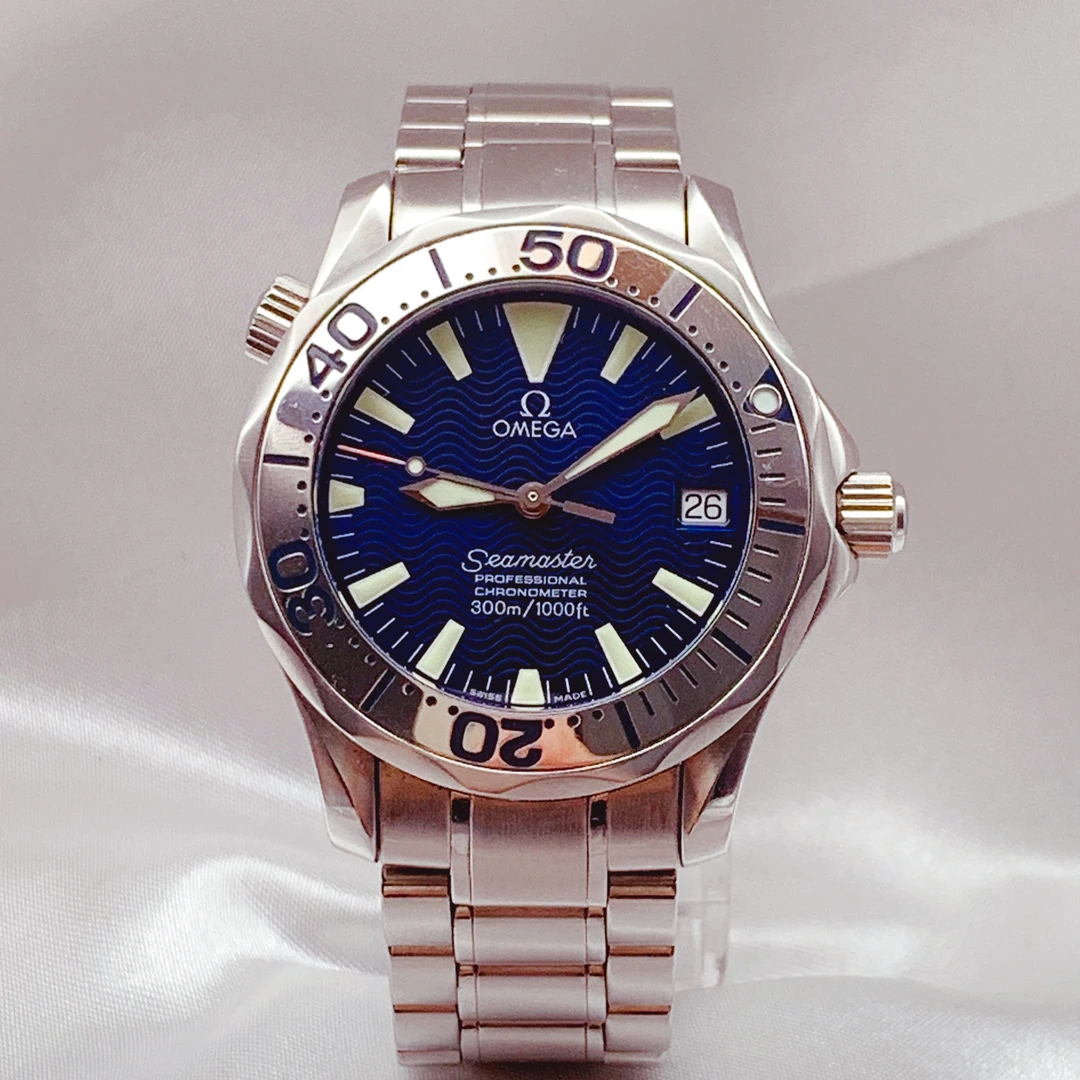 95新 Omega/欧米茄 正品海马系列/自动机械/潜水表36mm表径/单表